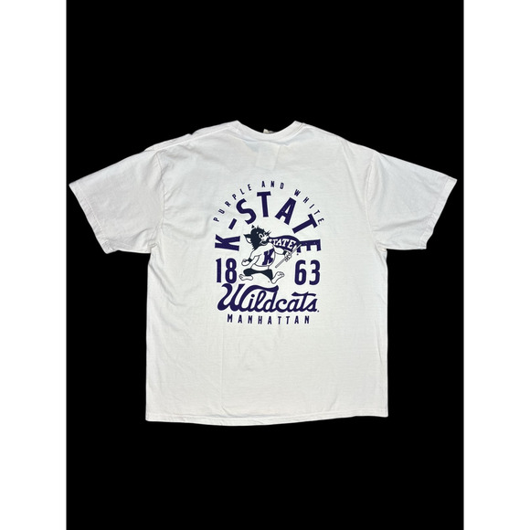 Comfort Colors K-State Wildcats Manhattan Short Sleeve T-shirt Size 2XL - Picture 2 of 4